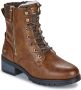 Mustang Warmgevoerde Veterschoenen Brown Dames - Thumbnail 3