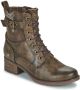 Mustang Shoes Veterlaarsjes Enkellaars herfst schoen met decoratieve riem aan de schacht - Thumbnail 1