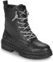 Mustang gevoerde veterboots zwart - Thumbnail 3