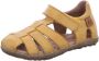 Naturino velcro lederen sandalen See okergeel - Thumbnail 3