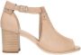 Nerogiardini Beige Leren Enkellaarzen met 7cm Hak Beige Dames - Thumbnail 4