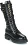 Nerogiardini Lace-up Boots Black Dames - Thumbnail 2