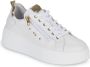 Nerogiardini Leren Sneakers met Veters en Ritssluiting White Dames - Thumbnail 2