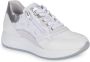 Nero Giardini NeroGiardini E306450D 707 Wit combi kleurige dames sneaker met rits - Thumbnail 3