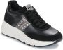 Nero Giardini 11520 Sneakers Leren Sneaker Dames Zwart - Thumbnail 3