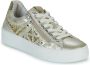 Nero Giardini 513010 Sneakers Leren Sneaker Dames Goud - Thumbnail 2