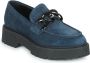 Nerogiardini Blauwe Suède Loafers Blue Dames - Thumbnail 2