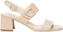 Nerogiardini Beige Jurk Sandalen met 6cm Zool Beige Dames - Thumbnail 6