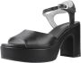 Nerogiardini Elegant High Heel Sandals Black Dames - Thumbnail 3