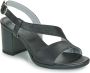 Nerogiardini Zwarte hoge hak sandalen Black Dames - Thumbnail 2