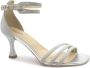 Nerogiardini Glitter Hoge Hak Sandalen voor Vrouwen Gray Dames - Thumbnail 3