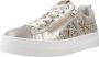 Nero Giardini 513010 Sneakers Leren Sneaker Dames Goud - Thumbnail 4