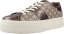 Nerogiardini Beige Platform Sneakers Made in Italy Beige Dames - Thumbnail 21