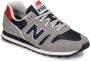 New Balance 373 sneakers grijs donkerblauw rood - Thumbnail 2