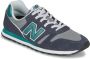 New Balance 373 V2 sneakers donkerblauw turquoise grijs - Thumbnail 4