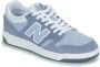 New Balance BB480 suède sneakers grijsblauw lichtblauw - Thumbnail 3