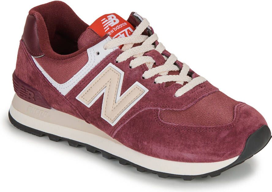 New Balance Unisex Leren en Nylon Sneakers Brown