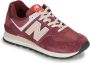 New Balance Unisex Leren en Nylon Sneakers Brown - Thumbnail 2