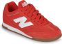 New Balance Rode Suède Lage Sneakers Red Dames - Thumbnail 2