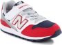 New Balance 996 Klittenband Laag rood - Thumbnail 2