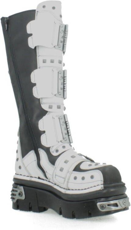 New Rock Laarzen HIGH BOOT METALLIC M800 C2 HIGH