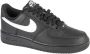 Nike Zwart Wit Lage Sneaker Air Force 1 Black Heren - Thumbnail 2