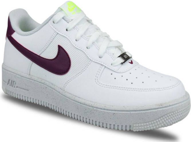 Nike Lage Sneakers Air Force 1 Crater Next Nature White Sangria