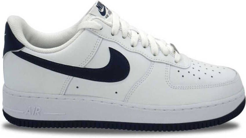 Nike Lage Sneakers Air Force 1 White Midnight Navy