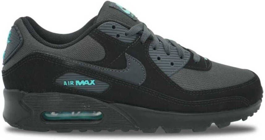 Nike Herenschoenen Air Max 90 Black Aurora Green Anthracite- Heren Black Aurora Green Anthracite