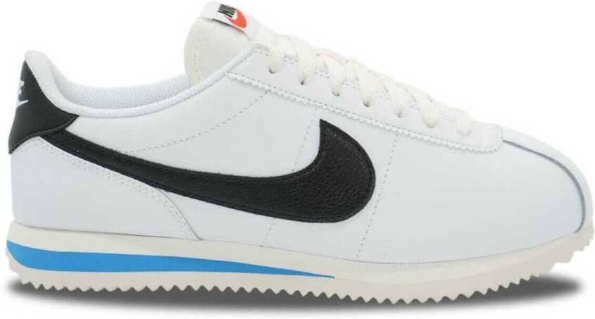 Nike Lage Sneakers Cortez Leather White Black