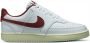 Nike Court Vision Low Next Nature Sneakers Wit Rood Unisex - Thumbnail 3