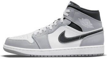 Nike Sneakers Air Jordan 1 Mid Light Smoke Grey Anthracite