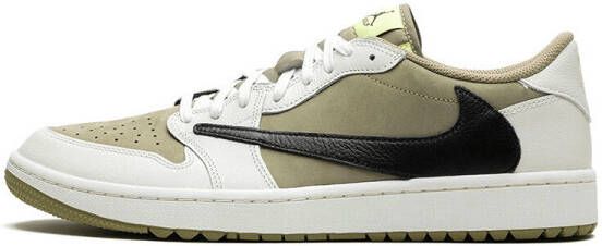 Nike Sneakers Air Jordan 1 Retro Low Golf Travis Scott Neutral Olive