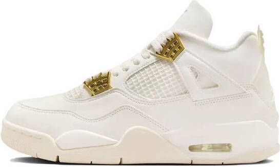 Nike Sneakers Air Jordan 4 Sail Metallic Gold