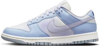 Nike Sneakers Dunk Low White Blue Airbrush