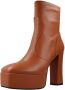 Noa Harmon Heeled Boots Brown Dames - Thumbnail 3