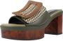 Noa Harmon 9669 slipper groen combi - Thumbnail 2