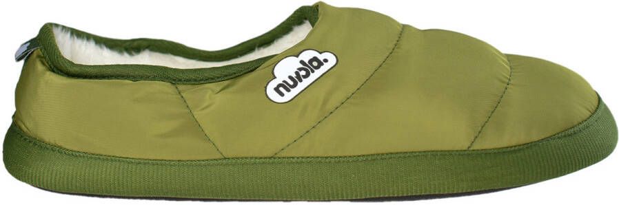 Nuvola. Nuvola-Sloffen Unisex- Militair groen