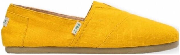 Paez Espadrilles Gum Classic M Combi Linen Saffron