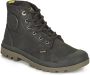 Palladium Pampa Hi Wax 77222 008 M 35 shoes Zwart Unisex - Thumbnail 1