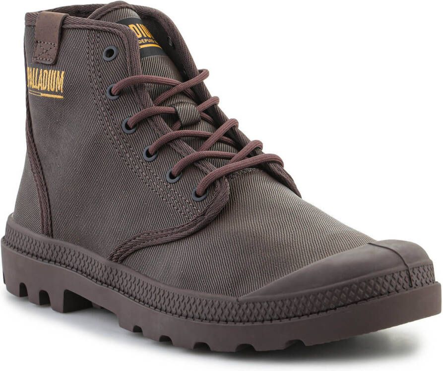 Palladium Hoge Sneakers PAMPA HI COATED 74375-249-M Dark Cocoa