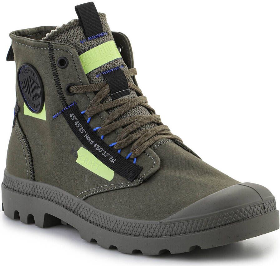 Palladium Hoge Sneakers Pampa HI Re-Craft Olive Night 77220-309-M