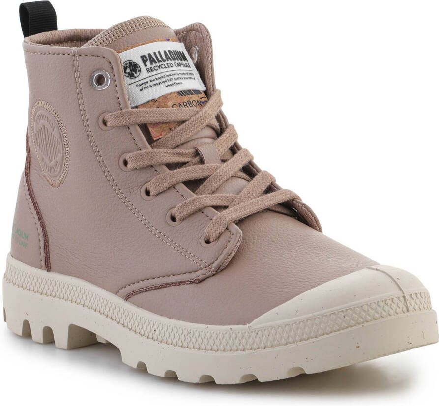 Palladium Hoge Sneakers Pampa Hi Re-Vegn Leather 74378-284-M Tan