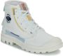 Palladium PAMPA UNDERLAYER Volwassenen Half-hoge schoenen Wit beige - Thumbnail 5