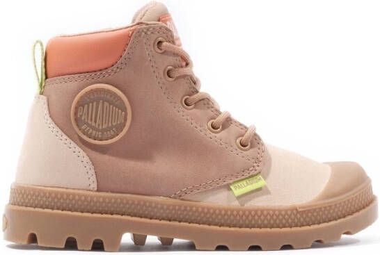 Palladium Laarzen Pampa HI Cuff Kids Boots Beige Tan Nude Brown