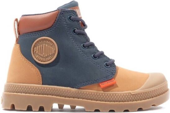 Palladium Laarzen Pampa HI Cuff Kids Boots Dear Brown Mid Indigo