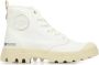 Palladium Pampa Hi Zip Oragnic Veterschoenen Hoog wit - Thumbnail 2