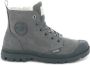 Palladium Pampa HI Zip WL Schoen Dames Donkergrijs - Thumbnail 2