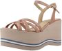 Paloma Barceló Stijlvolle Wedges Sandalen Beige Dames - Thumbnail 2