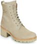 Panama Jack Stijlvolle Veterschoenen met Hakken Beige Dames - Thumbnail 6